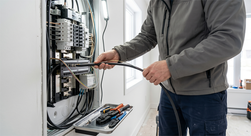 Coordonner le raccordement internet d'une maison neuve