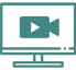 Icône de l'expérience et expertise de Bravo Telecom en télévision
