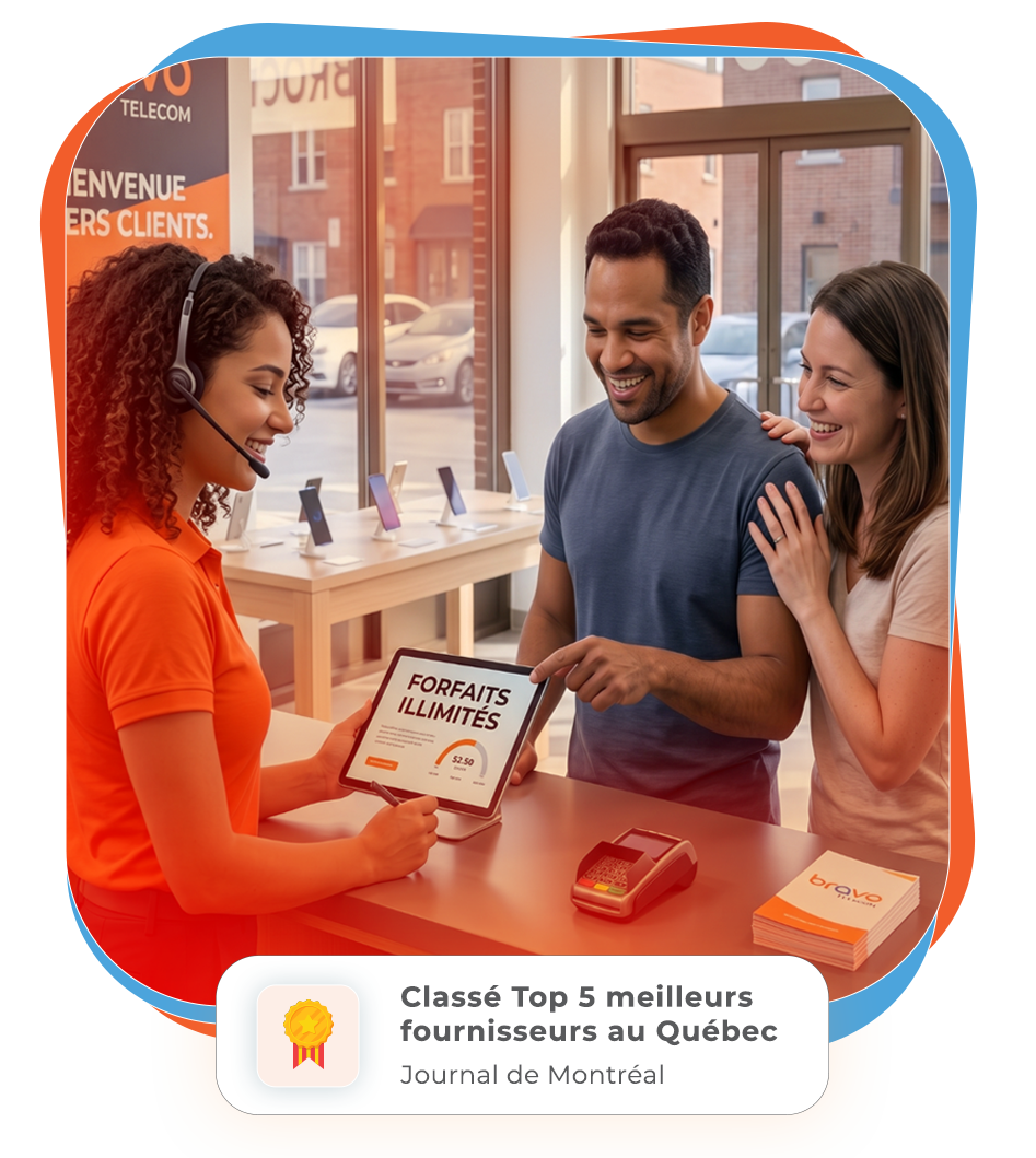 Succursale locale de Bravo Telecom, votre fournisseur internet indépendant au Québec.